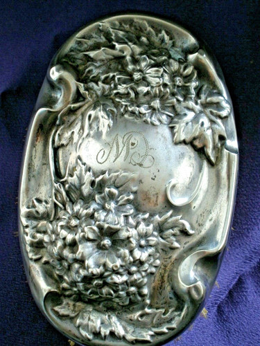 Antique art nouveau repousse - art,